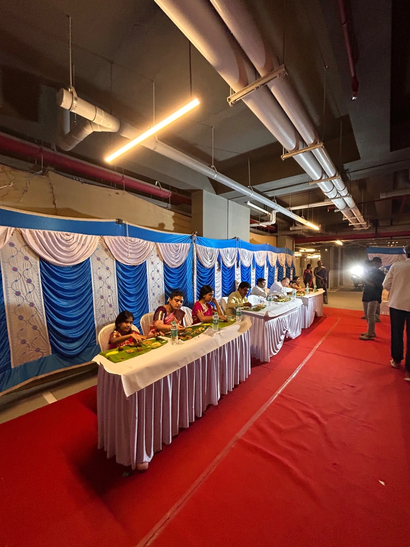 An inviting buffet arranged for a gathering