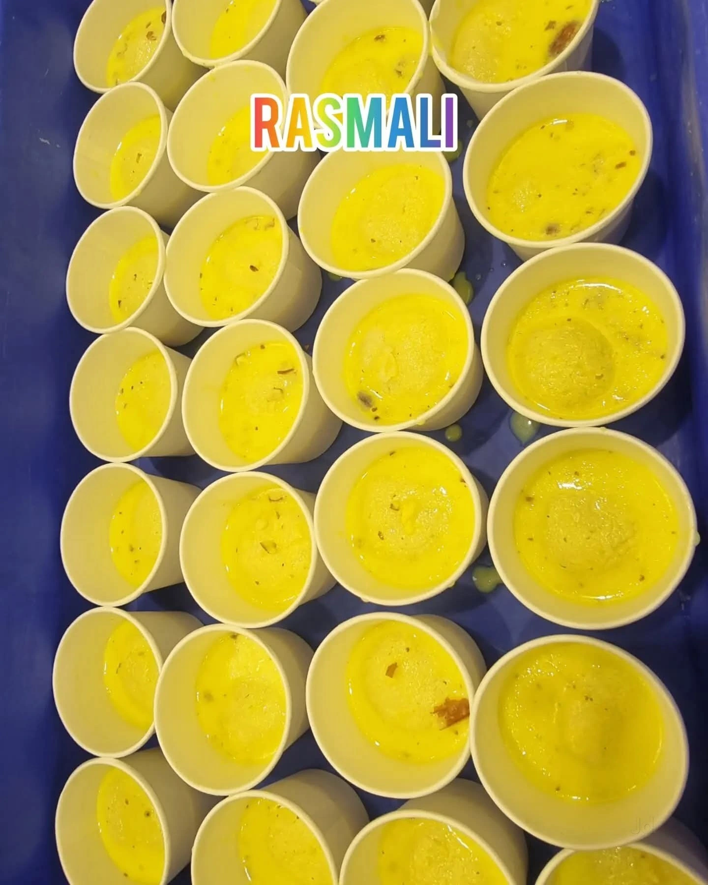 Bowls of a festive milk dessert